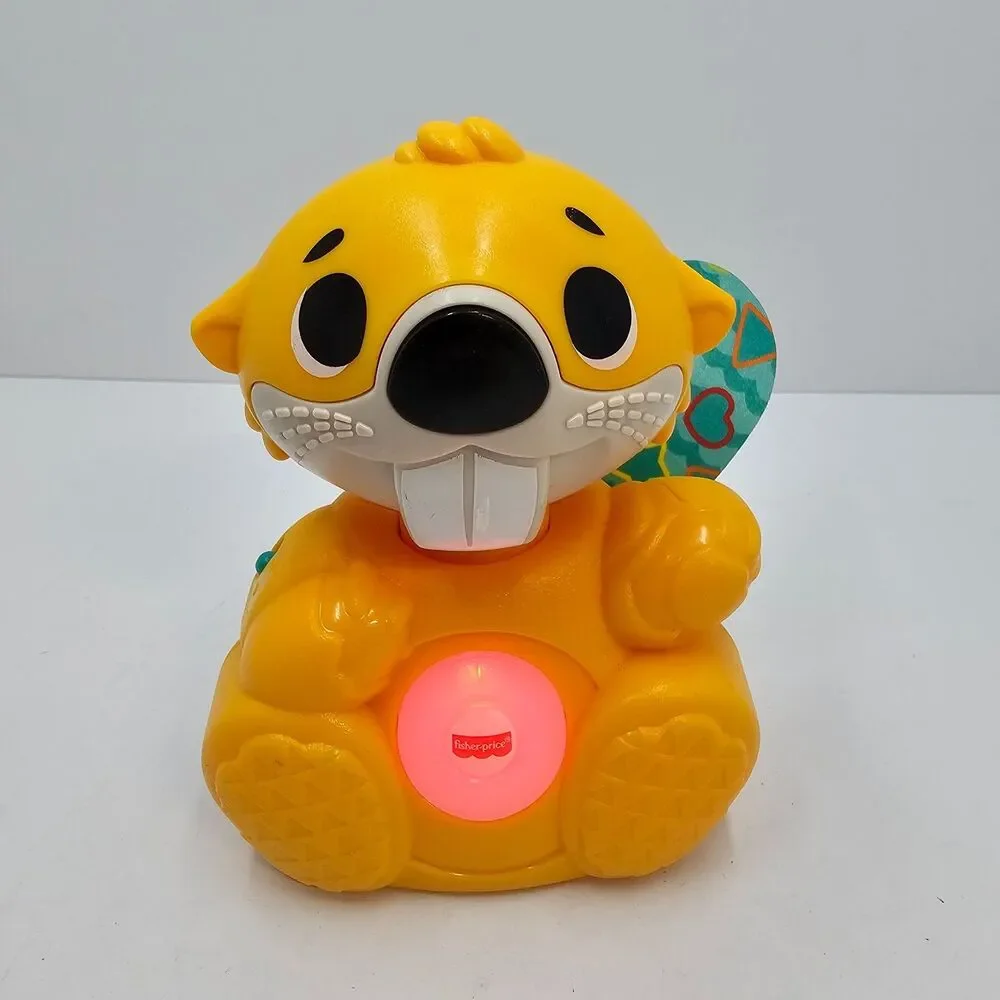 Fisher Price Linkimals Boppin Beaver Musical Interactive Developmental Working